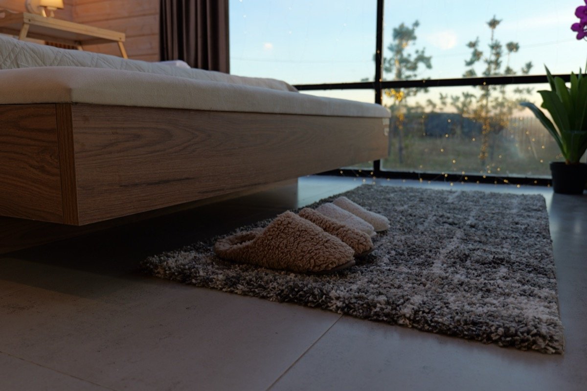 Skyview Wellness Cabin bedroom view