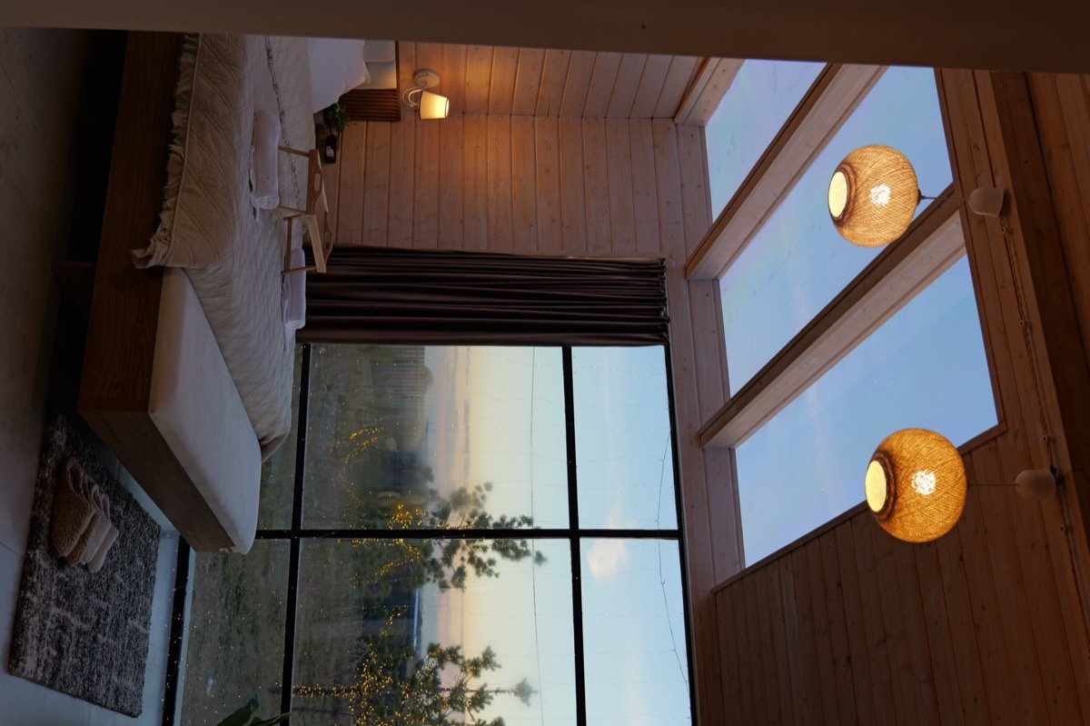 Skyview Wellness Cabin bedroom view