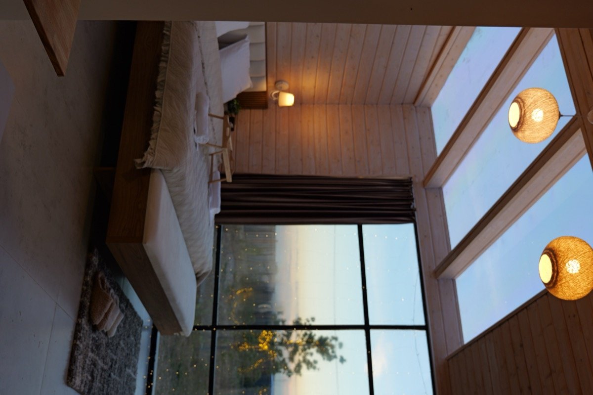 Skyview Wellness Cabin bedroom view