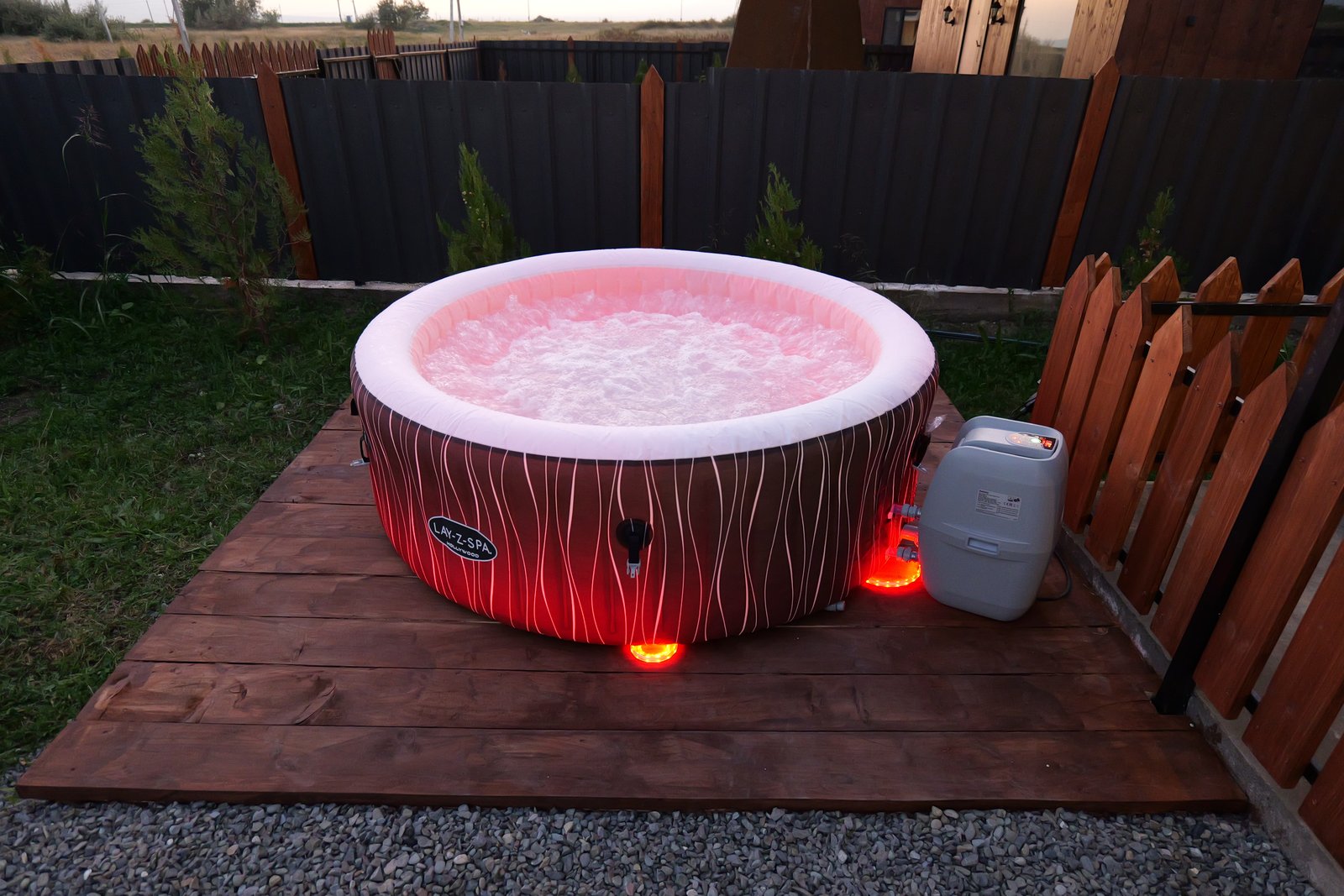 Hot tub Jacuzzi at Sky Cabins Ranch
