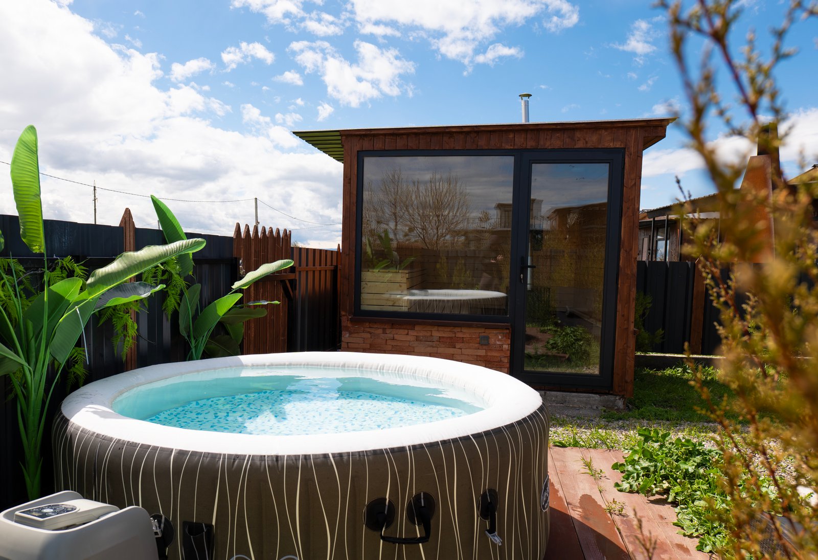 Private glass cabin at Sky Cabins Ranch near Tbilisi