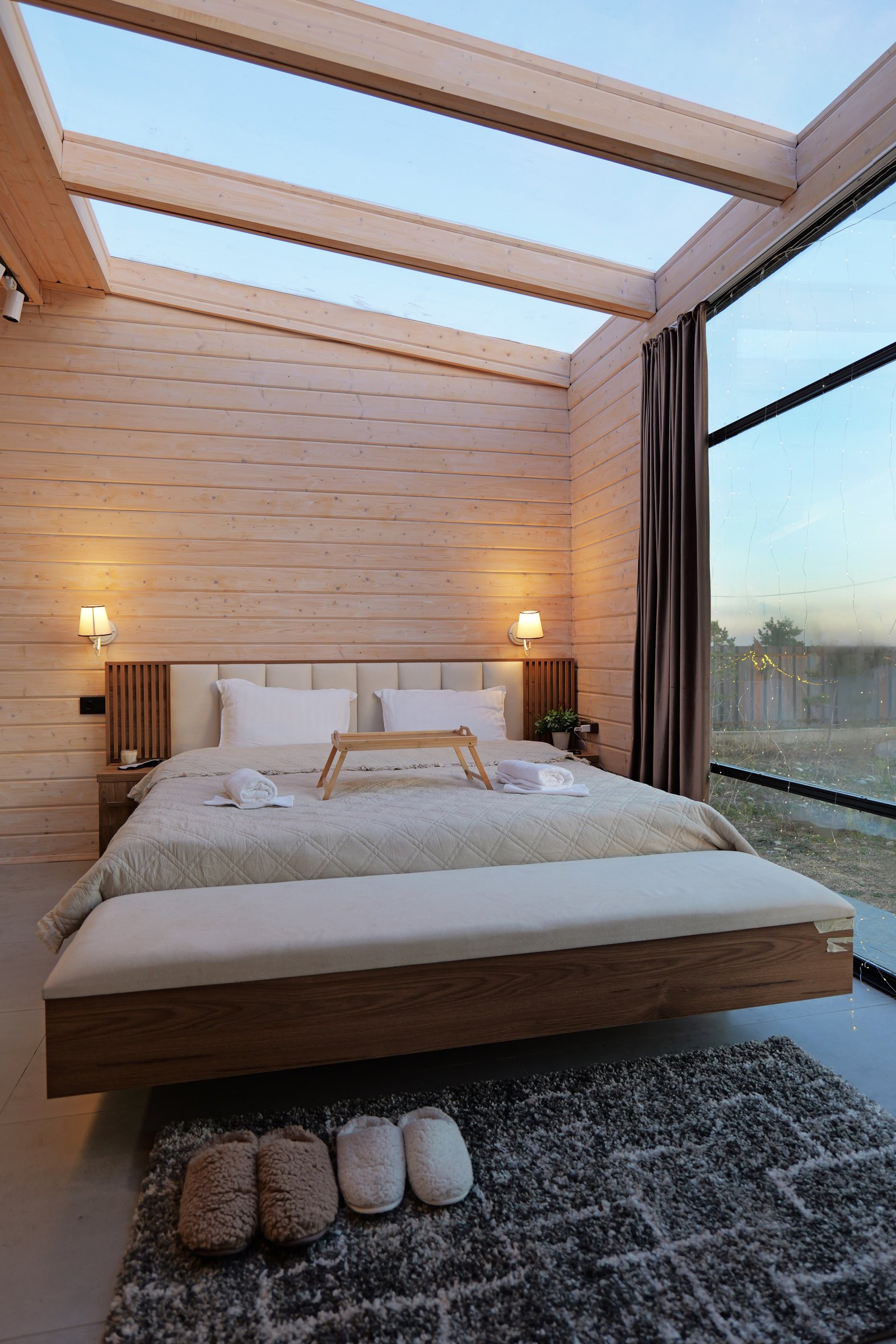Skyview Wellness Cabin bedroom