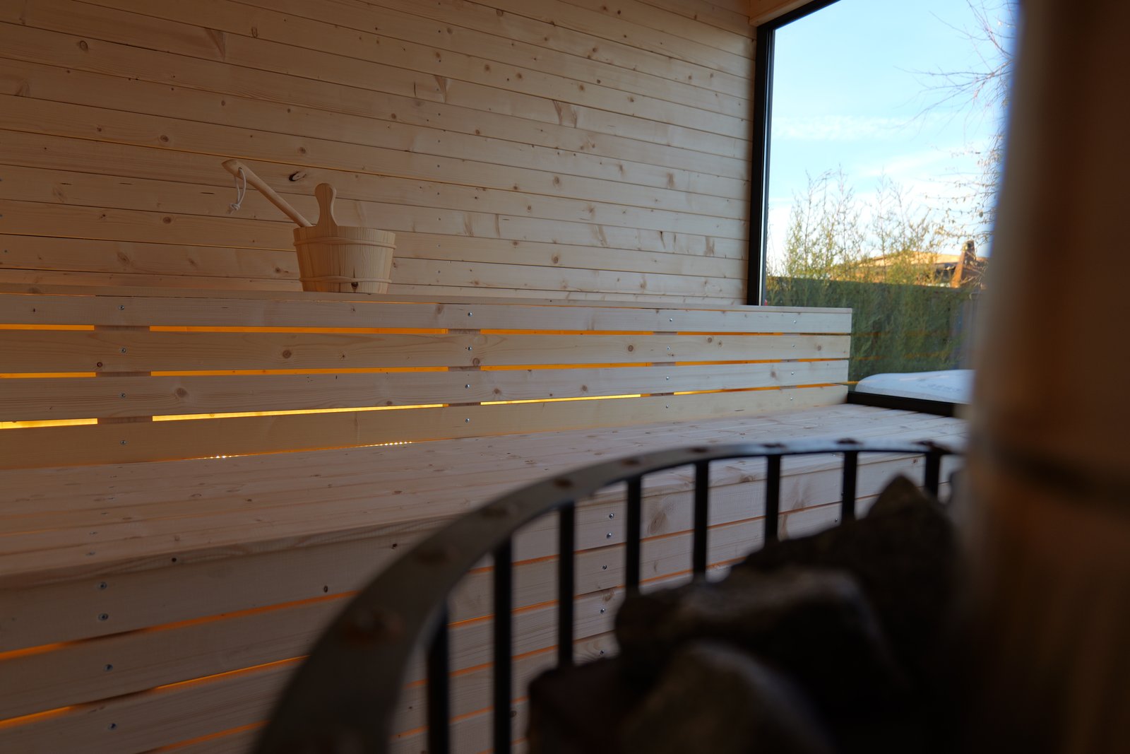 Skyview Wellness Cabin sauna